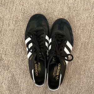 Black adidas sambas